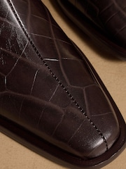 Brunt Crocs Print - Russell & Bromley Calle Block Heel Chelsea Boots - Bilde 9 av 12