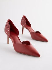 Red Forever Comfort® Studded Court Shoes - Image 5 of 8