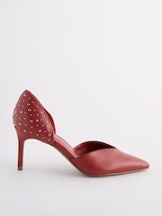 Red Forever Comfort® Studded Court Shoes - Image 6 of 8