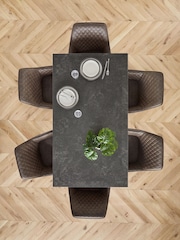 Dark Grey Ceramic Astoria Ceramic Dining Table - Image 5 of 6