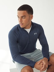 Azul marino - Forro polar con cremallera Tech Quarter de Under Armour - Imagen 1 de 6