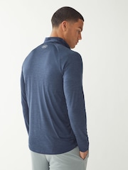 Azul marino - Forro polar con cremallera Tech Quarter de Under Armour - Imagen 2 de 6