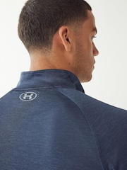 Azul marino - Forro polar con cremallera Tech Quarter de Under Armour - Imagen 5 de 6