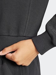 adidas Black Sportswear All Szn Fleece Crop Sweatshirt - Image 6 of 7