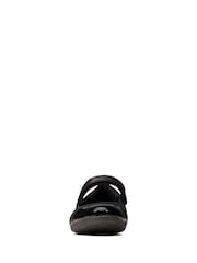 Clarks Black Multi Fit Leather Scala Gem Kids Shoes - Image 4 of 7