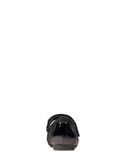 Clarks Black Multi Fit Leather Scala Gem Kids Shoes - Image 5 of 7