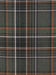 Green Next Cedar Check Eyelet Lined Curtains - Image 3 of 5