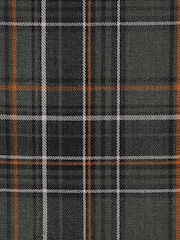 Green Next Cedar Check Eyelet Lined Curtains - Image 5 of 5