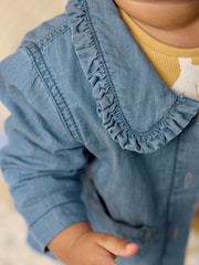 Blue Denim Baby Jacket (0mths-2yrs) - Image 5 of 8