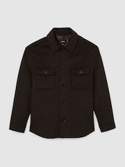 Reiss Dark Brown Liam Shirt - Image 2 of 7