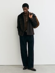 Reiss Dark Brown Liam Shirt - Image 5 of 7