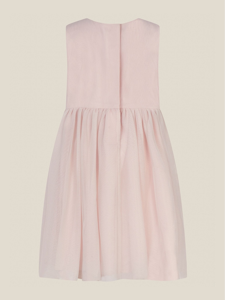 Monsoon Pink Baby Matilda Sleeveless Meadow Party Dress - Image 2 of 3 Monsoon Pink Baby Matilda Sleeveless Meadow Party Dress - Image 2 of 3