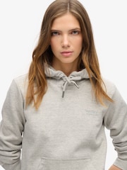 Superdry Lightning Grey Essential Logo Hoodie - Image 3 of 5