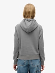Superdry Mid Grey Neon vl Emb Graphic Hoodie - Image 2 of 5