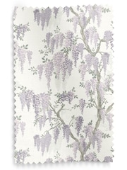 Laura Ashley Lavender Wisteria Made to Measure 100% Cotton Roman Blinds - Image 6 of 6