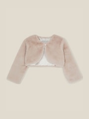 Monsoon Brown Lara Faux Fur Jacket - Image 1 of 3