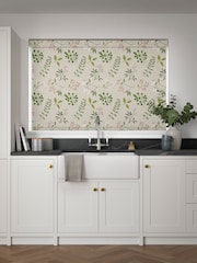 Pink Printed Leaves Made to Measure Roller Blind - Image 2 of 6
