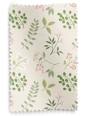 Pink Printed Leaves Made to Measure Roller Blind - Image 3 of 6