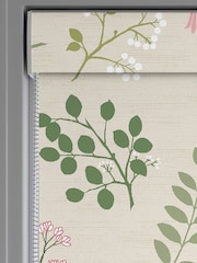 Pink Printed Leaves Made to Measure Roller Blind - Image 4 of 6