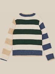 Monsoon Cream Colourblock Stripe Jumper - Image 3 of 4