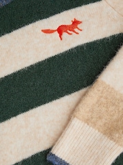 Monsoon Cream Colourblock Stripe Jumper - Image 4 of 4