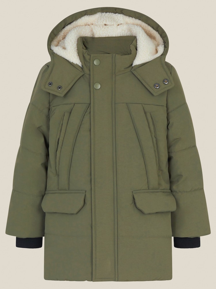 Monsoon Suya Davamlı Puffer Palto - 4şəkildən 2 şəkil
