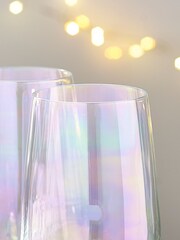 Paris Set of 4 Iridescent Lustre Tall Tumblers - Image 3 of 3