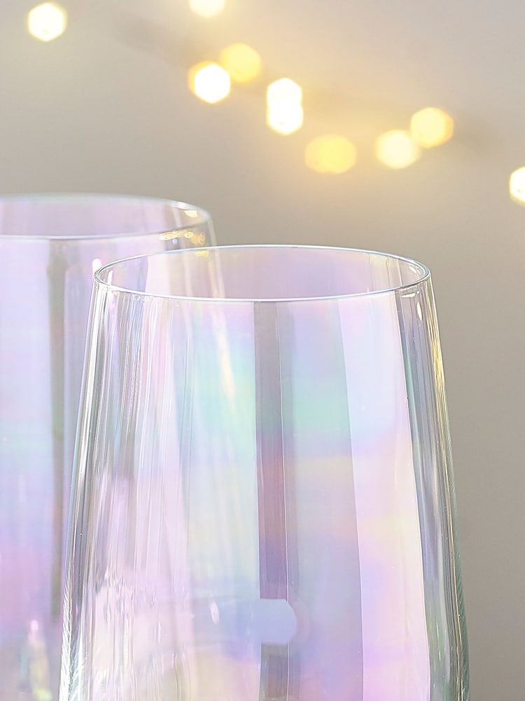 Paris Set of 4 Iridescent Lustre Tall Tumblers - Image 3 of 3