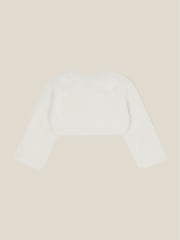 Monsoon Cream Lara Faux Fur Jacket - Image 2 of 3