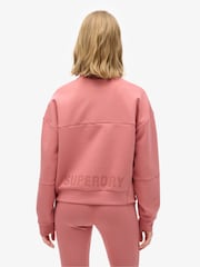 Superdry Withered Rose Sport Tech Relaxed Half Zip Jumpers - Image 2 of 7