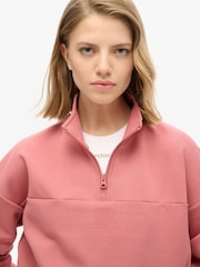 Superdry Withered Rose Sport Tech Relaxed Half Zip Jumpers - Image 4 of 7