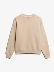 Superdry Cobblestone Grey Essential Logo Sweatshirt - Image 4 of 5