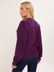 Violets - Star by Julien MacDonald Knitted Gold Button Cardigan - Attēls 3 no 6