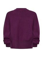 Violets - Star by Julien MacDonald Knitted Gold Button Cardigan - Attēls 6 no 6