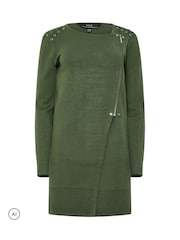 Star by Julien MacDonald Green Biker Cardigan - Image 5 of 6