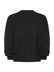 Melns - Star by Julien MacDonald Knitted Gold Button Cardigan - Attēls 6 no 6