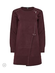 Star by Julien MacDonald Red Biker Cardigan - Image 5 of 6
