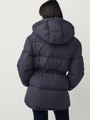 GANT Blue Mid Length Down Jacket - Image 3 of 7