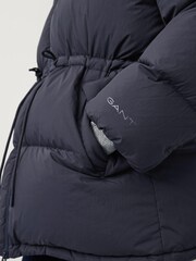 GANT Blue Mid Length Down Jacket - Image 6 of 7