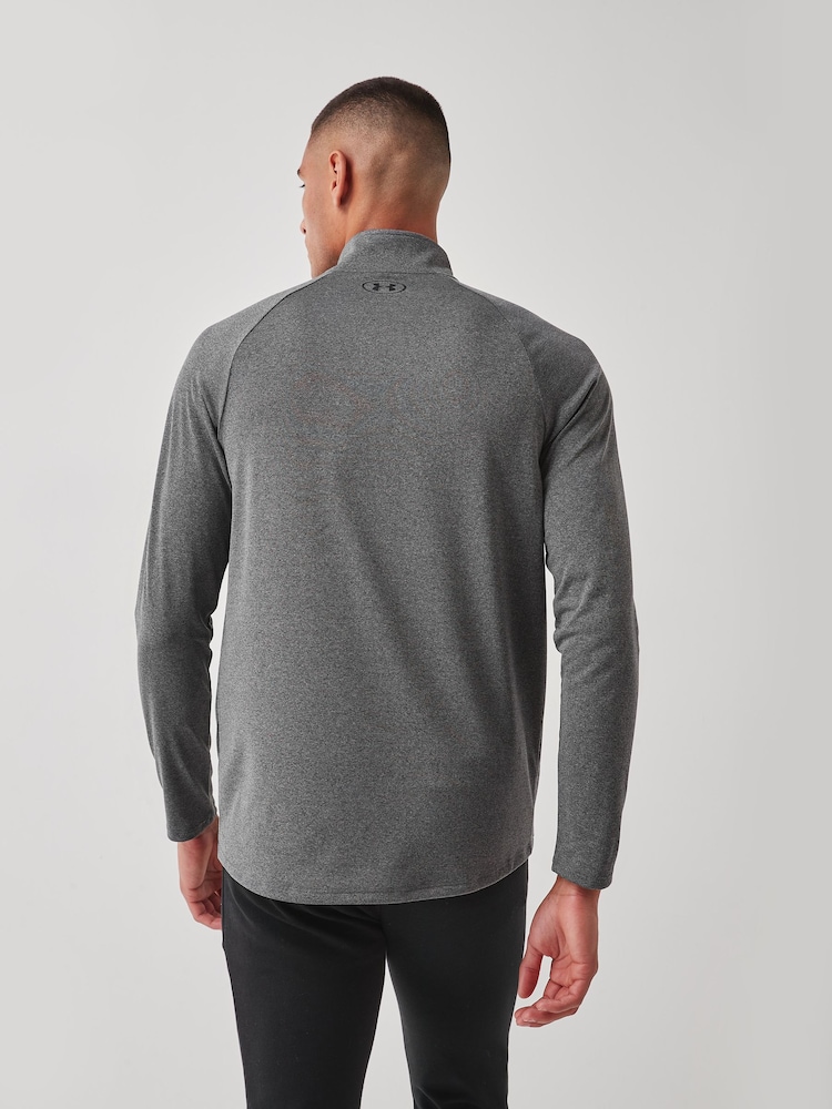 Gris - Forro polar con cremallera Tech Quarter de Under Armour - Imagen 1 de 4