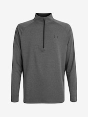 Gris - Forro polar con cremallera Tech Quarter de Under Armour - Imagen 3 de 4