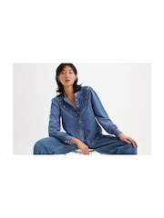 Levi's® In Patches 2 100% Cotton Carinna Blouse Denim Shirt - Image 4 of 7