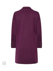 Star by Julien MacDonald Purple Zip Shawl Collar Cardigan - Image 6 of 6