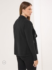 Star by Julien MacDonald Short Shawl Collar Zip Cardigan - 6суретінің 3 суреті