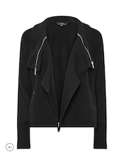 Star by Julien MacDonald Short Shawl Collar Zip Cardigan - 6суретінің 5 суреті