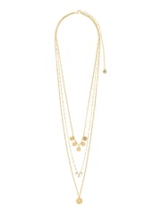 PILGRIM Gold Plated Carol Bohemian Layered Necklace 3-in-1 Set - Image 1 of 4
