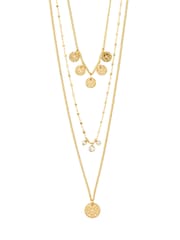 PILGRIM Gold Plated Carol Bohemian Layered Necklace 3-in-1 Set - Image 2 of 4