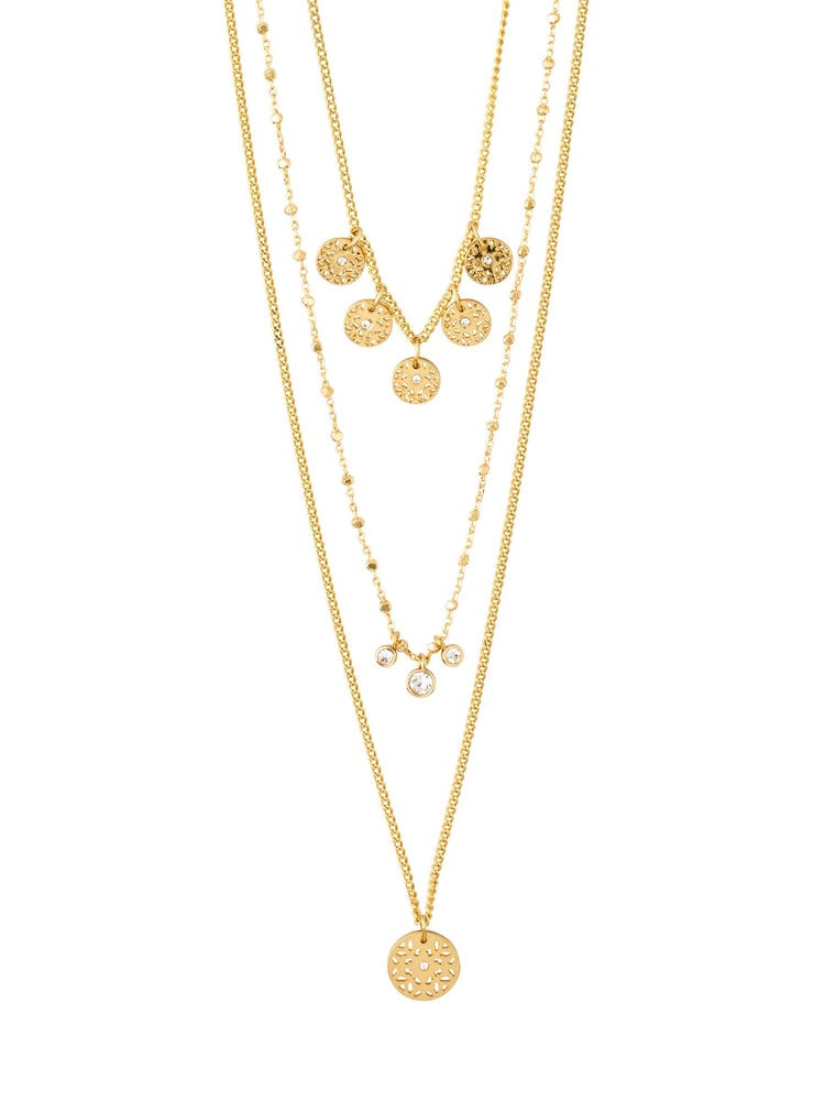 PILGRIM Gold Plated Carol Bohemian Layered Necklace 3-in-1 Set - Image 2 of 4