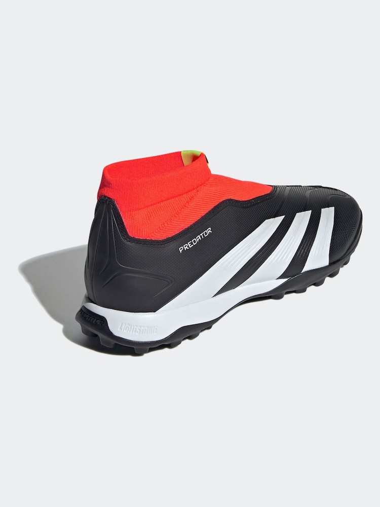 adidas Black Predator 24 League Laceless Turf Boots - Image 11 of 11