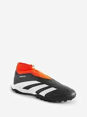 adidas Black Predator 24 League Laceless Turf Boots - Image 2 of 11
